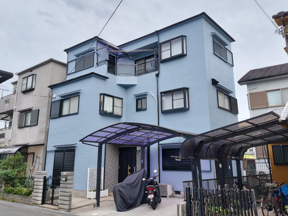 高耐候フッ素塗料で外壁・屋根・ベランダ防水リフォーム - 大阪府富田林市：堺市・富田林市の外壁塗装専門会社『塗りかえStudio』施工事例