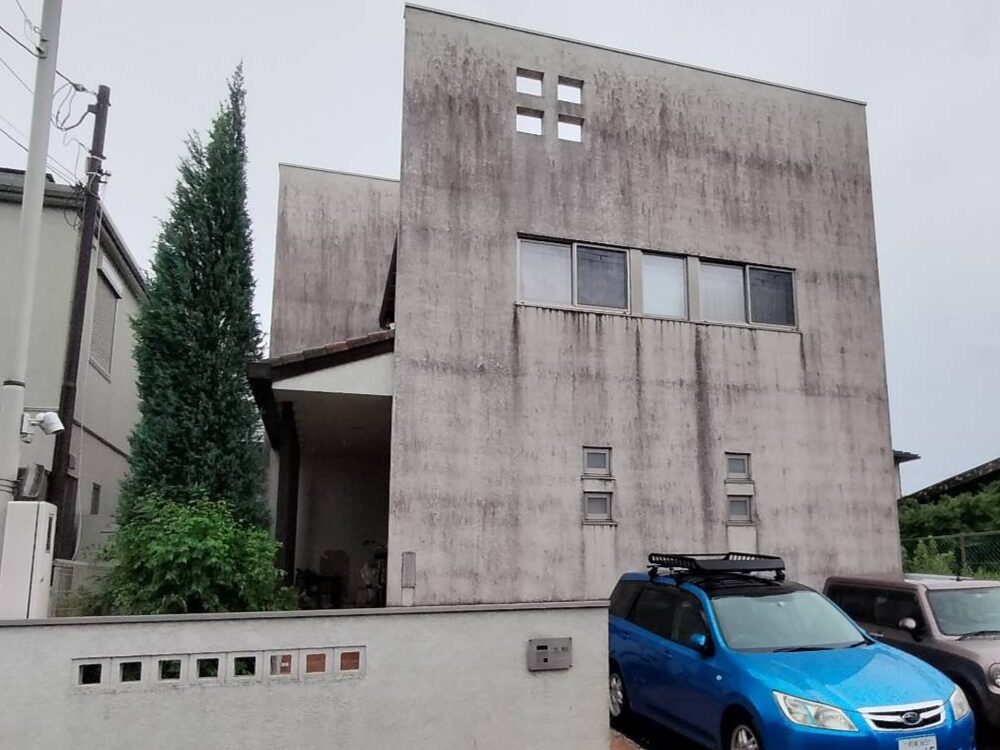 富田林市の戸建て住宅、外壁塗装前の状態